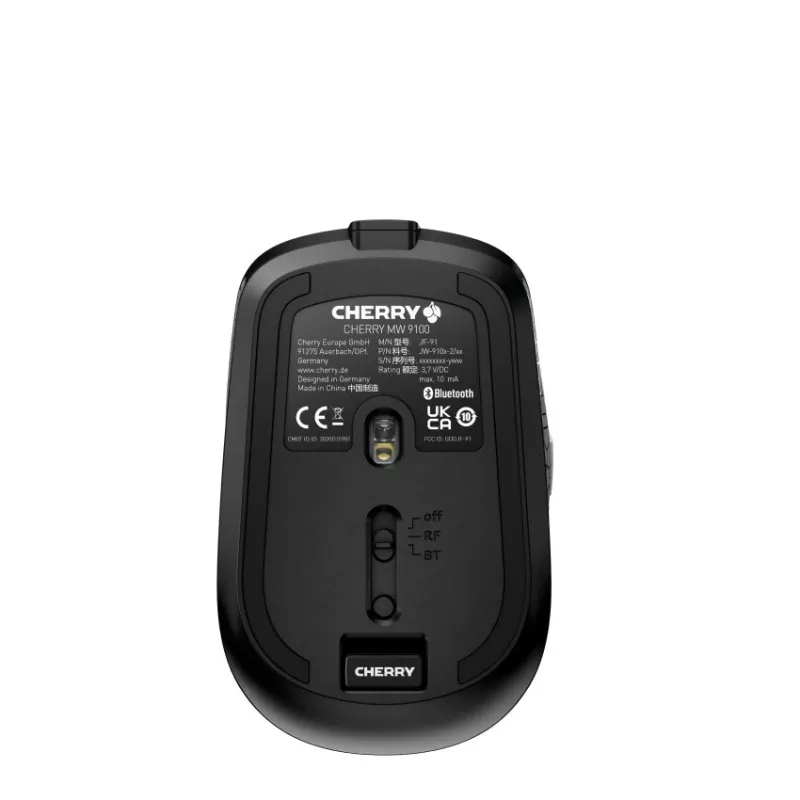 CHERRY MW 9100 hiiri toimisto molempikätinen RF langaton + Bluetooth 2400 DPI