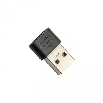 USB-C-sovitin Jabra 14208-38 USB-C-liitäntä USB-A-pistokkeeseen musta