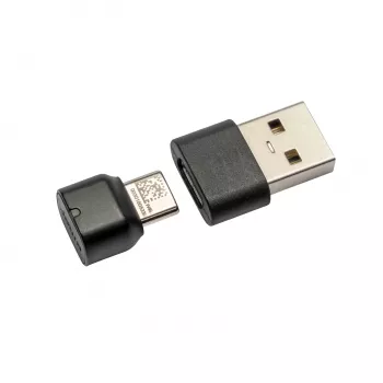 USB-C-sovitin Jabra 14208-38 USB-C-liitäntä USB-A-pistokkeeseen musta