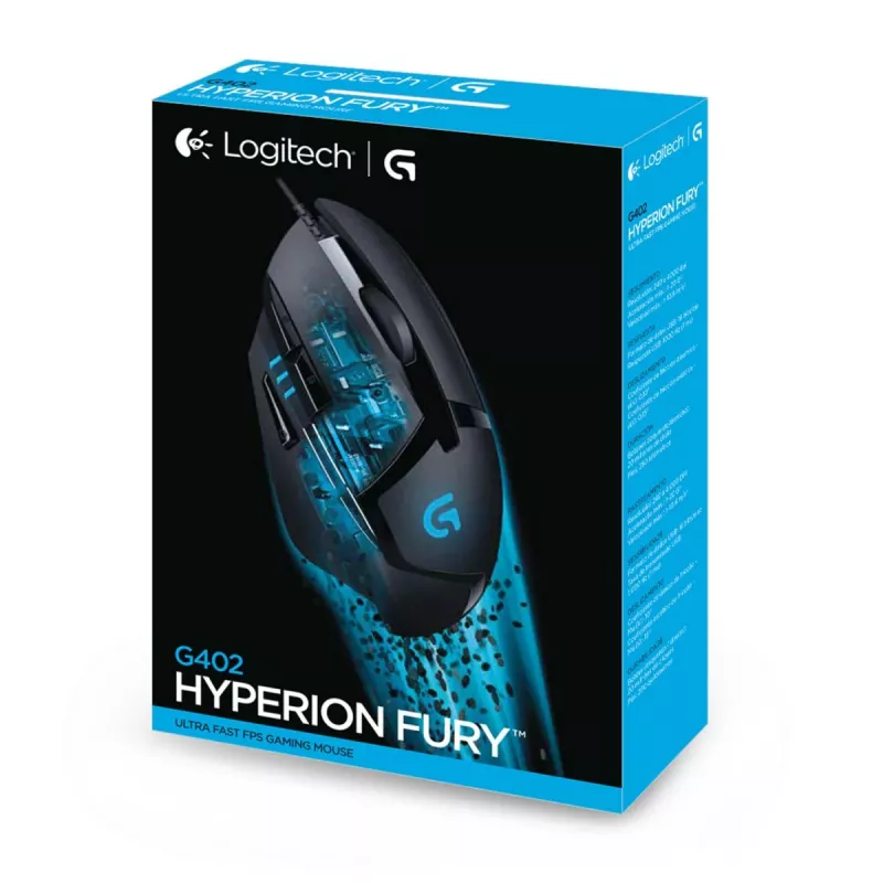 LOGITECH G402 FPS pelihiiri USB Hyperion Fury - EWR2