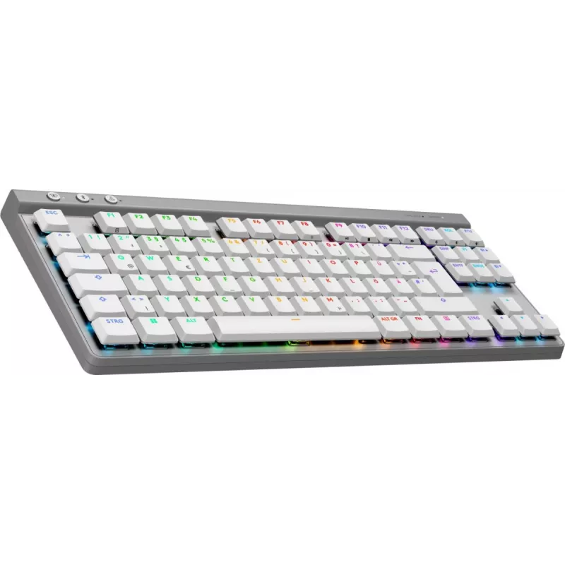 Logitech G515 LIGHTSPEED TKL langaton pelinäppäimistö, QWERTZ saksa, valkoinen