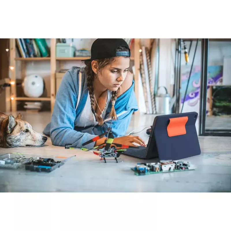 LOGITECH Rugged Combo 3 Touch - sininen - QWERTZ DE - EMEA
