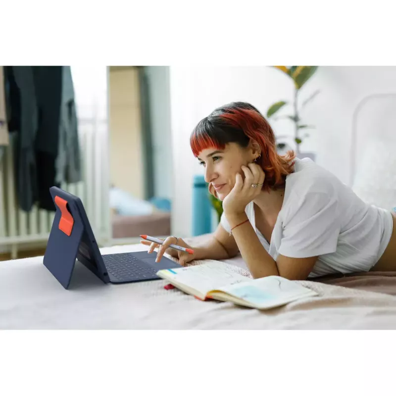 LOGITECH Rugged Combo 3 Touch - sininen - QWERTZ DE - EMEA