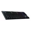 Logitech G G915 X LIGHTSPEED pelinäppäimistö USB RF langaton Bluetooth QWERTZ saksalainen musta