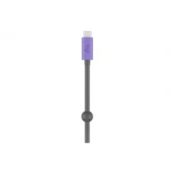 Extend-sarja Logitech Extend musta kierrätetty muovi USB-C-kaapeli