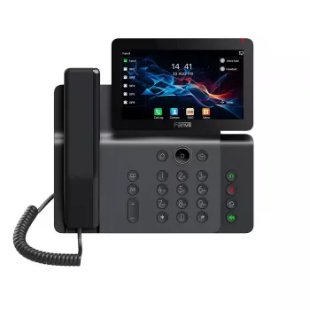 IP-puhelin Fanvil V66 tummanharmaa – 20 linjaa, 7 tuuman IPS-kosketusnäyttö, WLAN, PoE, Bluetooth
