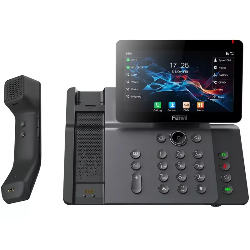 Fanvil V66 Pro IP-puhelin, SIP, PoE, Gigabit, USB, Bluetooth, Wi-Fi, Bluetooth-luuri