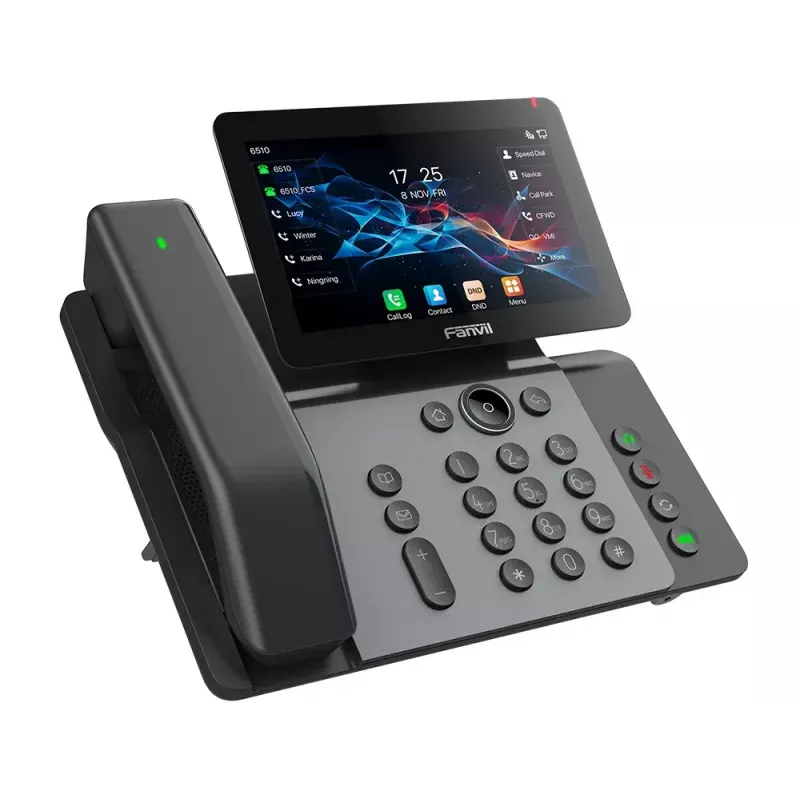 Fanvil V66 Pro IP-puhelin, SIP, PoE, Gigabit, USB, Bluetooth, Wi-Fi, Bluetooth-luuri