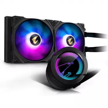 GIGABYTE AORUS WATERFORCE 280 prosessorin all-in-one-nestekierrojäähdytin musta