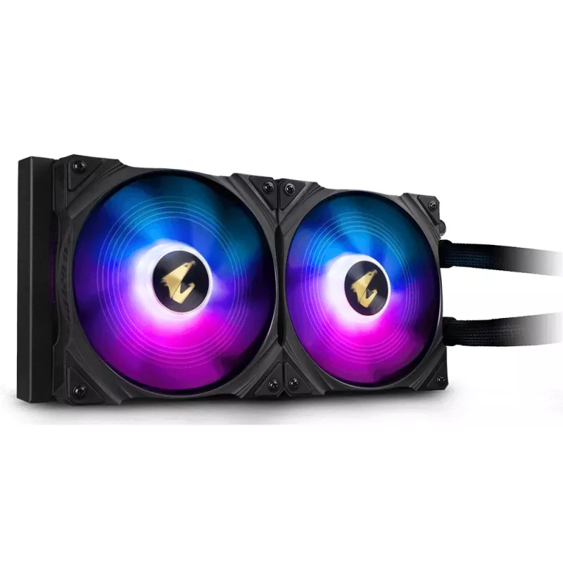 GIGABYTE AORUS WATERFORCE 280 prosessorin all-in-one-nestekierrojäähdytin musta