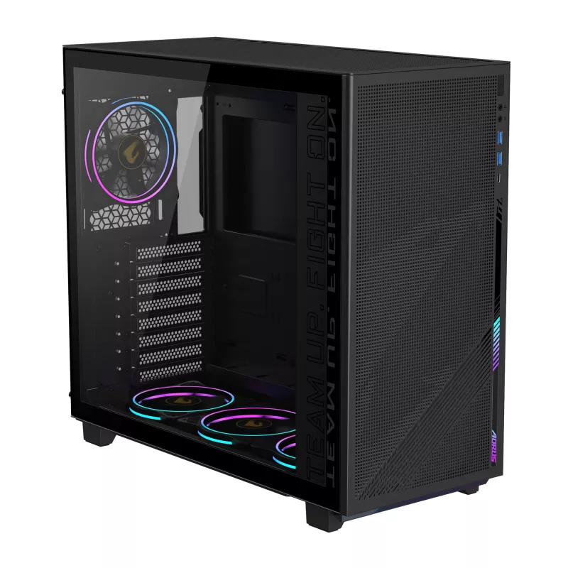 PC-kotelo GIGABYTE C400 Midi Tower musta