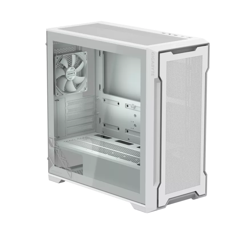 PC-kotelo GIGABYTE C102 GLASS Midi Tower valkoinen