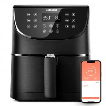 Cosori Smart Chef Edition Single 5,5 L vapaasti seisova 1700 W kiertoilmakypsennin musta