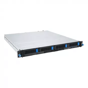 Rack-palvelin ASUS RS300-E12-RS4, 1U, Intel C262, LGA1700, Xeon E-2400, 4x Hot-Swap 3,5 tuuman paikka, 450W virtalähde, DDR5 UDIMM jopa 128 GB