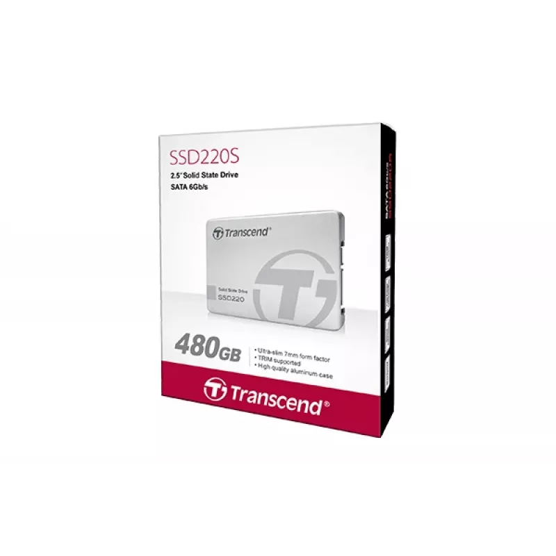 SSD-kiintolevy Transcend 480 GB 2,5 tuuman SATA III TS480GSSD220S