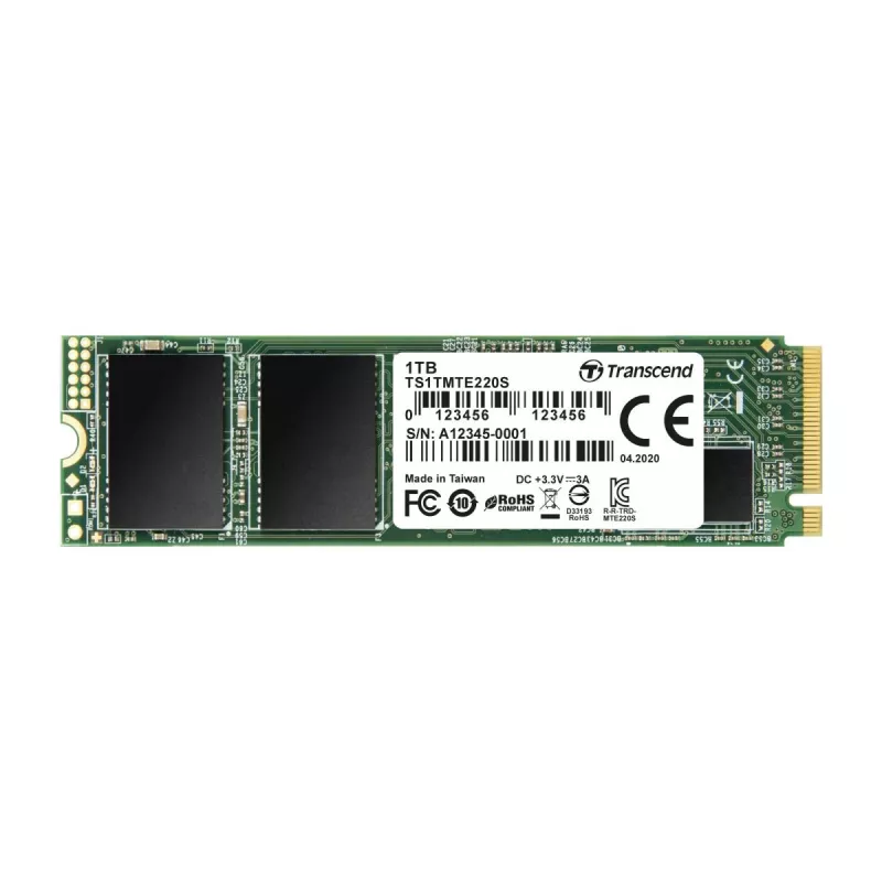 TRANSCEND SSD 220s 1 TB M.2 2280 NVMe PCI-E GEN3 x4