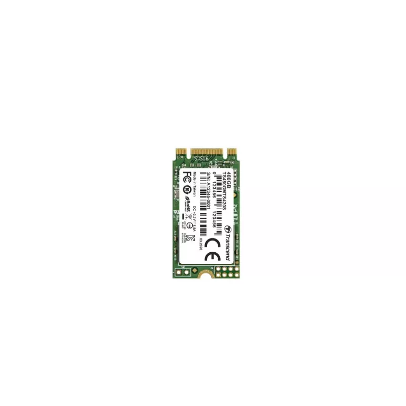 TRANSCEND SSD Mts420s 480GB M.2 2242 SATA III 6Gb/s TLC