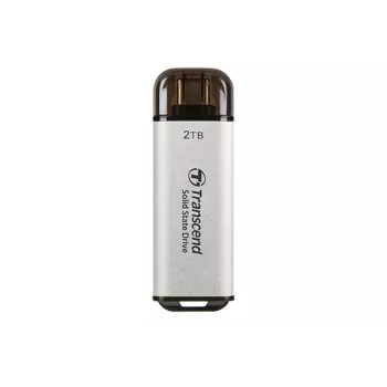 TRANSCEND Esd300s - 2TB kannettava SSD - USB Type-C - 3D Nand Flash - hopea