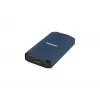 TRANSCEND SSD - Esd410c kannettava asema - 4 TB - USB Type-C / A - tummansininen
