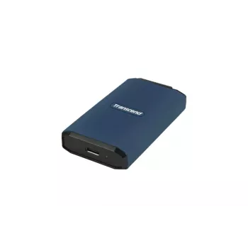 TRANSCEND SSD - Esd410c kannettava asema - 4 TB - USB Type-C / A - tummansininen