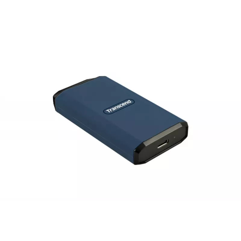 TRANSCEND SSD - Esd410c kannettava asema - 4 TB - USB Type-C / A - tummansininen