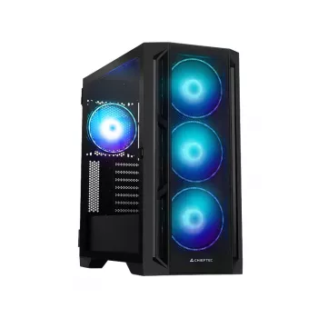 Chieftec PC-kotelo GA-01B-L-OP APEX LUMO Midi Tower musta