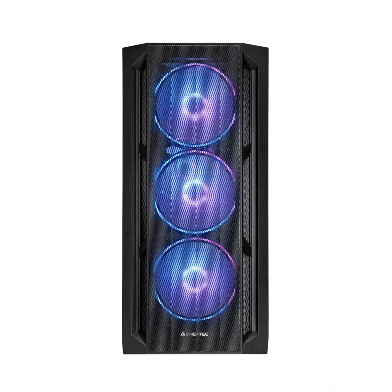 Chieftec PC-kotelo GA-01B-L-OP APEX LUMO Midi Tower musta