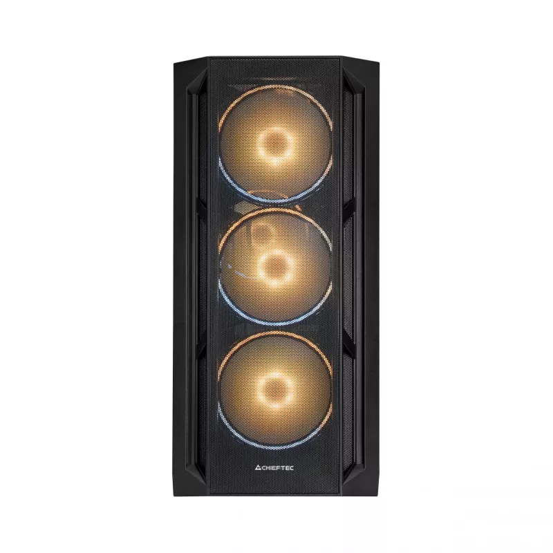 Chieftec PC-kotelo GA-01B-L-OP APEX LUMO Midi Tower musta