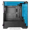 Chieftec PC-kotelo GA-01B-L-OP APEX LUMO Midi Tower musta