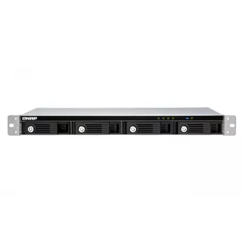 QNAP 4-paikkainen 1U 12 short-depth rack-asennettava 3.5in SATA HDD USB 3.0 Type-C laitteistopohjainen RAID ulkoinen kotelo