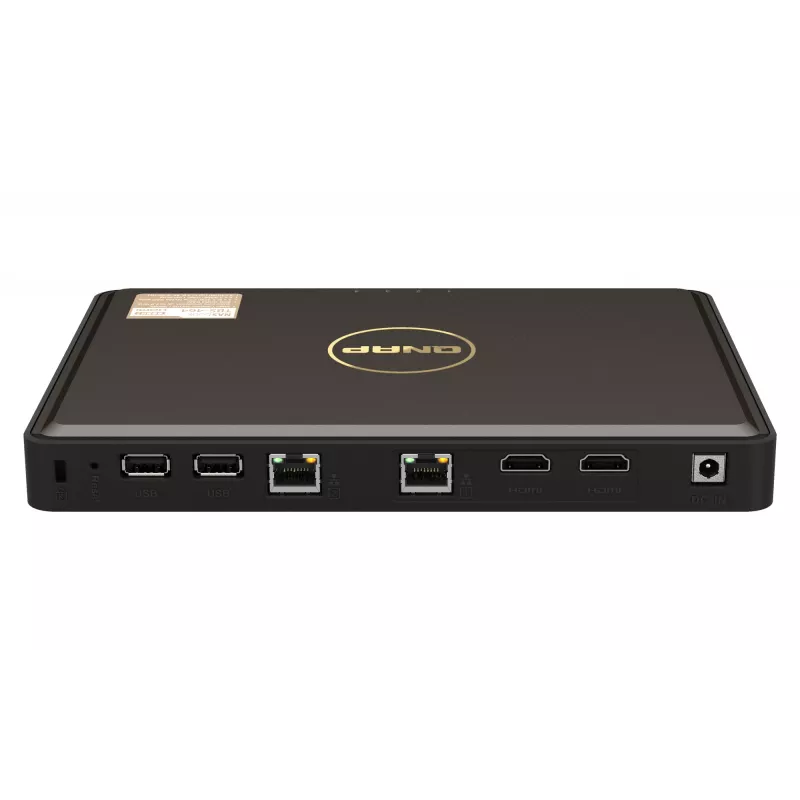 QNAP TBS-464 NAS Desktop Intel® Celeron® N5105 8 GB DDR4 0 TB QNAP Turbo System musta