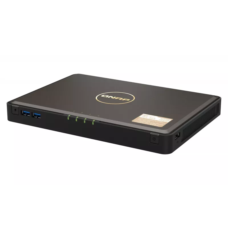 QNAP TBS-464 NAS Desktop Intel® Celeron® N5105 8 GB DDR4 0 TB QNAP Turbo System musta
