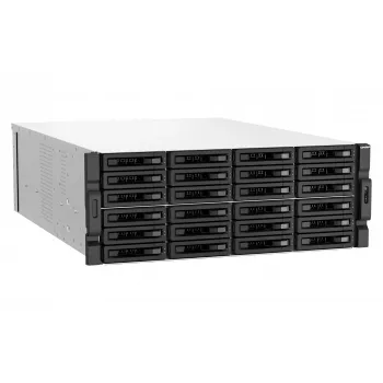 QNAP TS-H3087XU-RP NAS Rack (4U) Intel Xeon E E-2378 64 GB DDR4 0 TB QuTS hero Black, valkoinen
