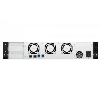 QNAP TS-855EU-8G NAS/tallennuspalvelin Rack (2U) Intel Atom® C5125 8 GB DDR4 0 TB QuTS hero Black
