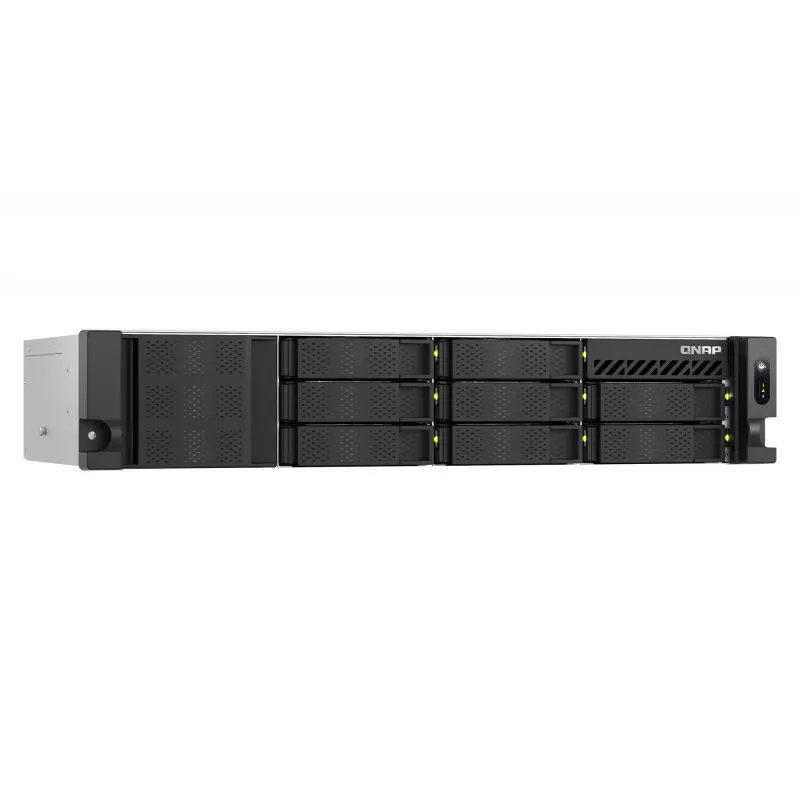 QNAP TS-855EU-8G NAS/tallennuspalvelin Rack (2U) Intel Atom® C5125 8 GB DDR4 0 TB QuTS hero Black