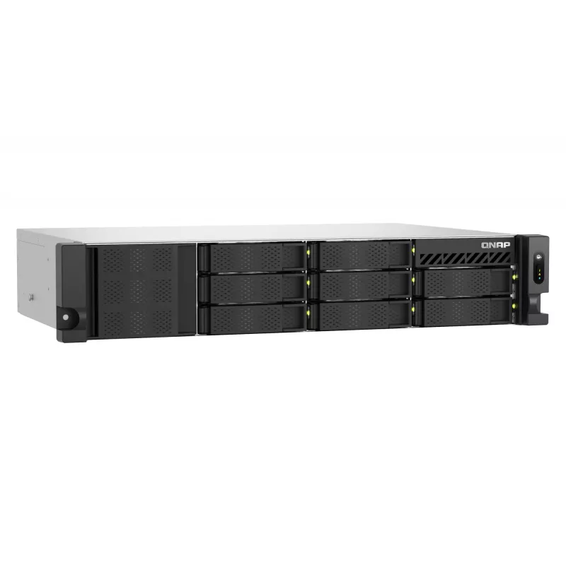 QNAP TS-855EU-8G NAS/tallennuspalvelin Rack (2U) Intel Atom® C5125 8 GB DDR4 0 TB QuTS hero Black