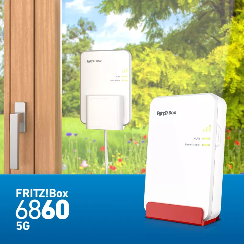 Reititin FRITZ!Box 6860 5G Dual-Band Wi-Fi 6
