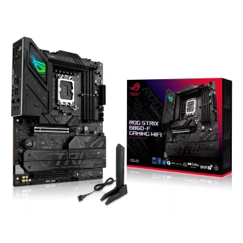 Emolevy ASUS ROG STRIX B860-F GAMING WIFI — Intel B860, LGA 1851, ATX, DDR5, 4x DIMM, Wi‑Fi 7, 2.5Gb LAN, 4x M.2