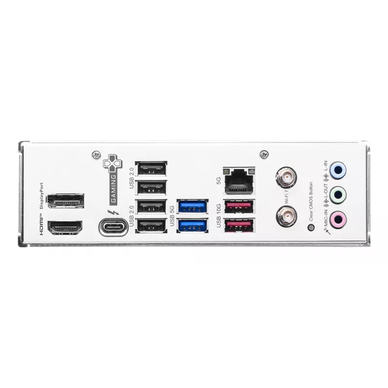 Emolevy MSI B860 GAMING PLUS WIFI — Intel B860, LGA 1851, ATX, DDR5, 4x DIMM, 3x M.2, Wi‑Fi 7, 5GbE