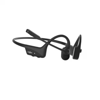 Headset Shokz OpenComm2 UC 2025 — langaton luujohdekuuloke-headset, 16 h puheaika, USB Type-A/Type-C, ANC, 29 m kantama, musta