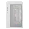 FSP S380-WA kotelo Mini Tower mITX, mATX valkoinen ARGB