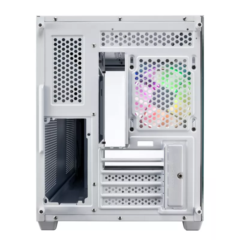 FSP S380-WA kotelo Mini Tower mITX, mATX valkoinen ARGB