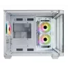 FSP S380-WA kotelo Mini Tower mITX, mATX valkoinen ARGB