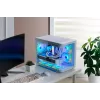 FSP S380-WA kotelo Mini Tower mITX, mATX valkoinen ARGB
