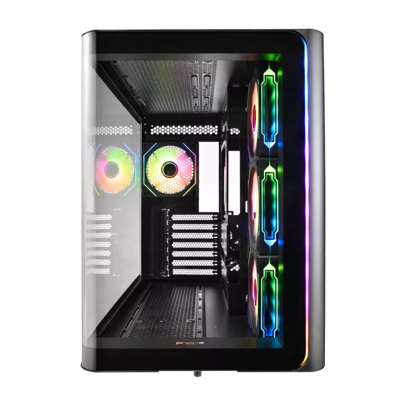 FSP M580-BA kotelo Midi Tower mITX, mATX musta ARGB