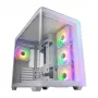 FSP M580-WA kotelo Midi Tower mITX, mATX valkoinen ARGB, Midi Tower, PC, valkoinen, ATX, micro ATX, Mini-ITX, lasi, SPCC, pelaaminen
