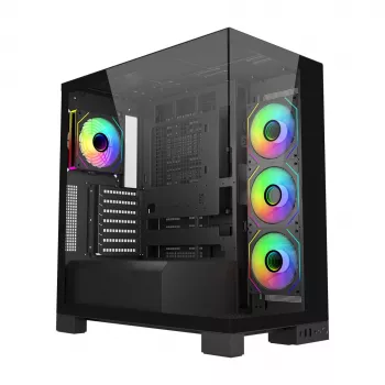 FSP M540-BA kotelo Midi Tower mITX, mATX, ATX (BTF) musta
