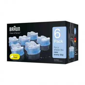 Puhdistuskasetti Braun CCR6 sininen 6 kpl
