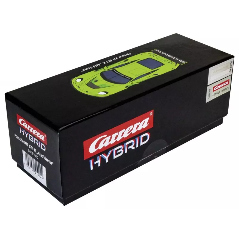Urheiluautomalli Carrera Porsche 911 GT3 R Acid Green 8 vuotta
