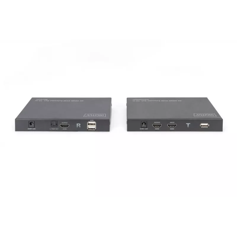 DIGITUS HDMI 2.0 HDMI KVM -jatkokesarja – 70 m, USB 1.1, kosketuspaneelituki